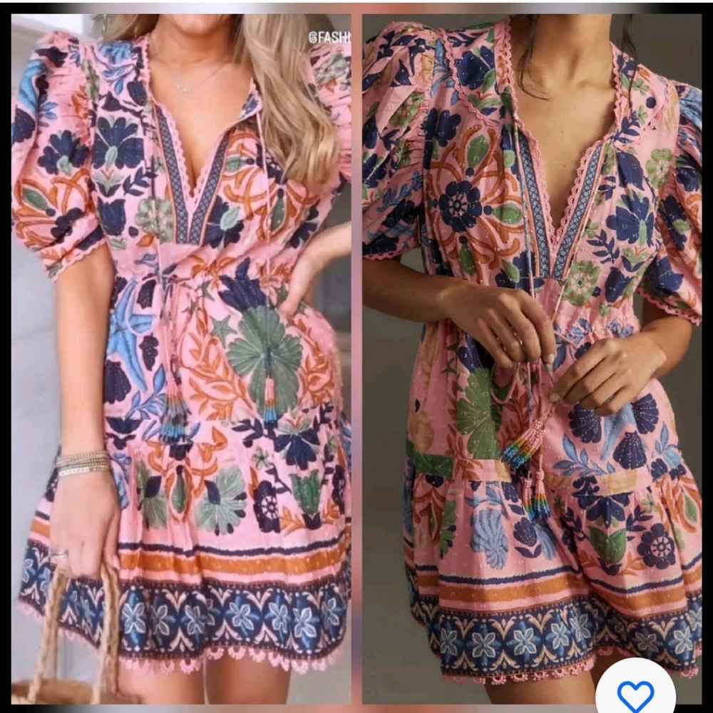Farm Rio Seashell Minidress